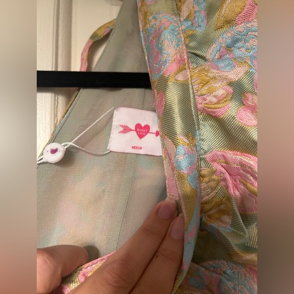 🆕 NWT Buddy Love Hudson Elastic Waist in Blue Floral 💐 - Picture 4 of 6